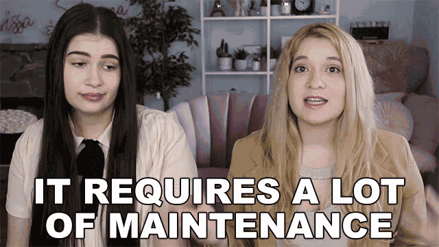 It Requires A Lot Of Maintenance Marissa Rachel GIF