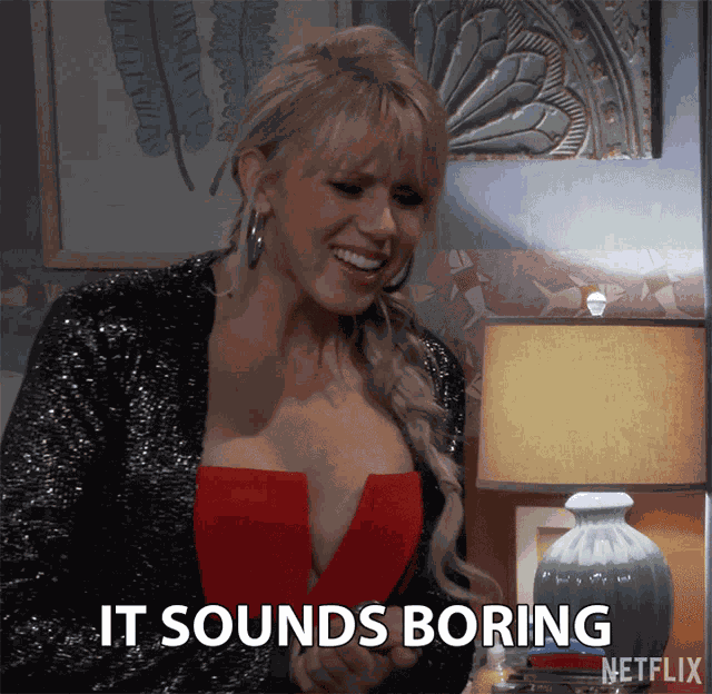 It Sounds Boring Dull GIF