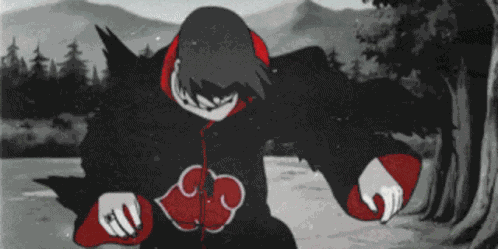 Itachi Uchiha Ninjutsu GIF