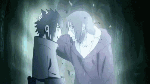 Itachi Uchiha Sasuke Uchiha GIF