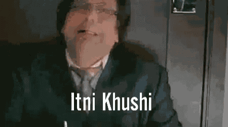 Itni Khushi Bollywood GIF