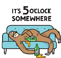 It'S 5 O'Clock Somewhere Sticker
