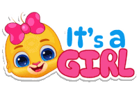 Its A Girl It Is A Girl Sticker