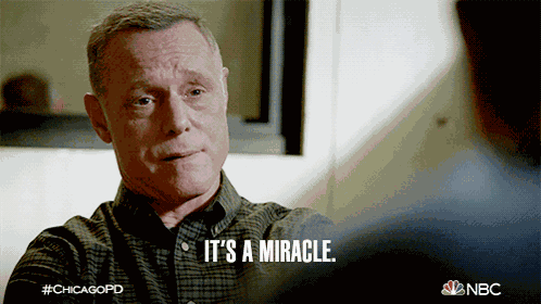 Its A Miracle Hank Voight GIF