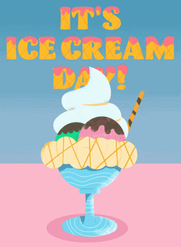 Its Ice Cream Day Ice Cream Time GIF