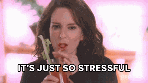 Its Just So Stressful Liz Lemon GIF