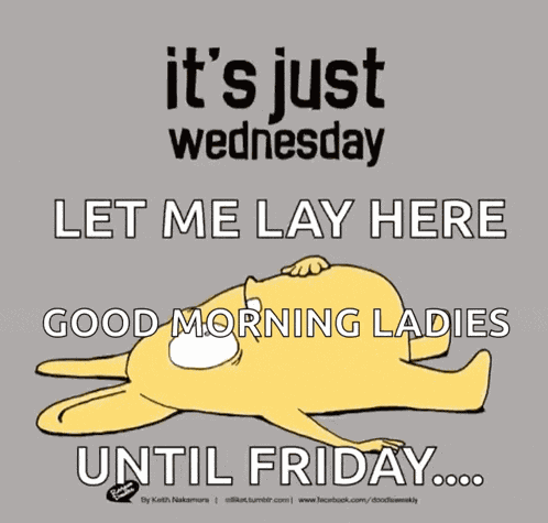 Its Just Wednesday Its Only Wednesday GIF