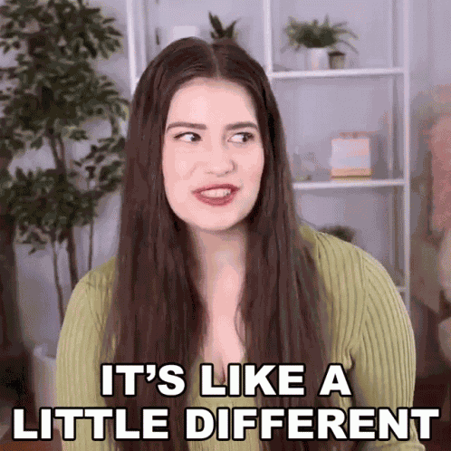 Its Like A Little Different Marissa Rachel GIF
