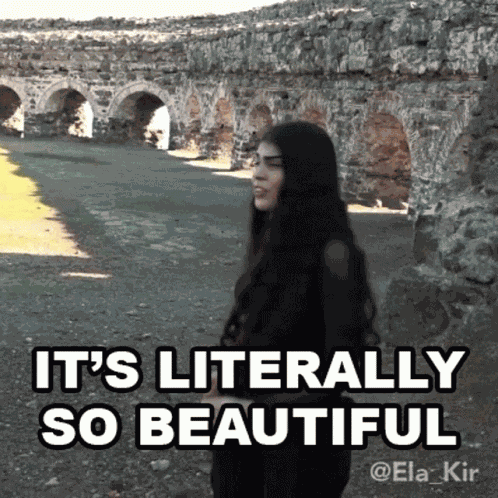 Its Literally So Beautiful Ela Kir GIF