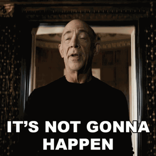 Its Not Gonna Happen George Zax GIF