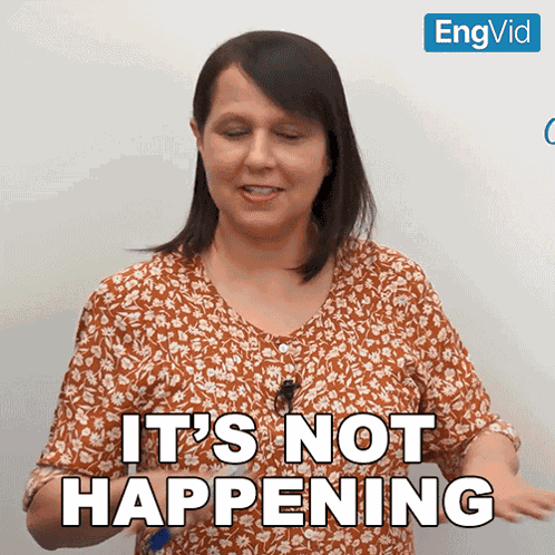 It'S Not Happening Rebecca GIF