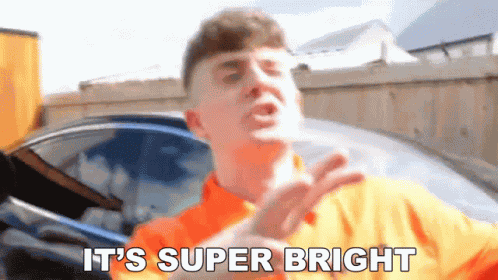 Its Super Bright Adam Beales GIF