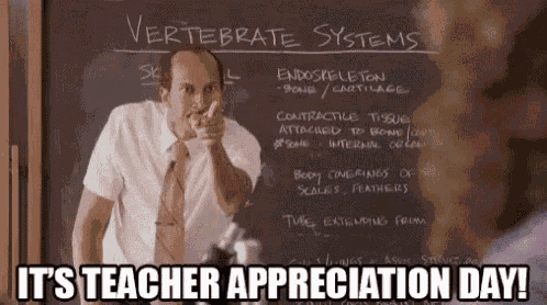 It'S Teacher Appreciation Day! GIF