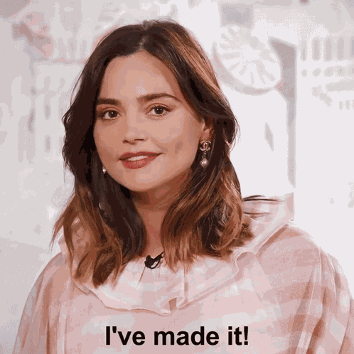 I'Ve Made It Jenna Coleman GIF