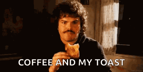 Jack Black Eating Toast GIF