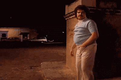 Jack Black Stretch GIF