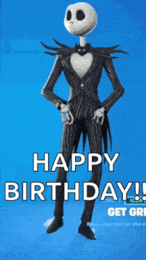 Jack Skellington Griddy GIF