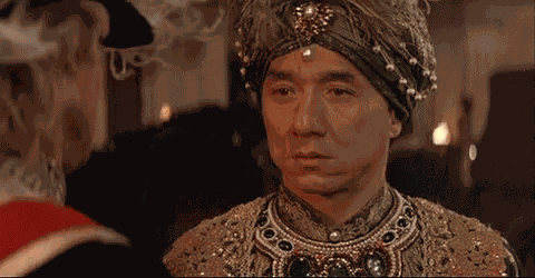 Jackie Chan Indian Head Shake GIF