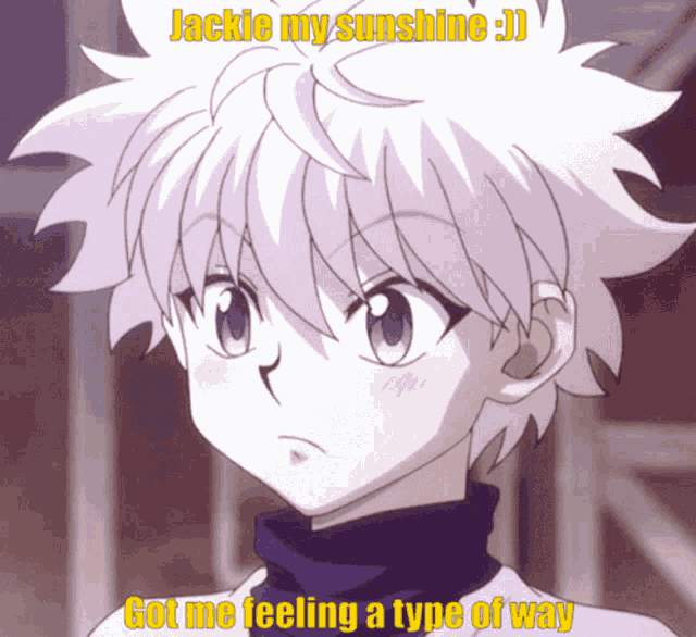 Jackie Sunshine Jackie Killua GIF