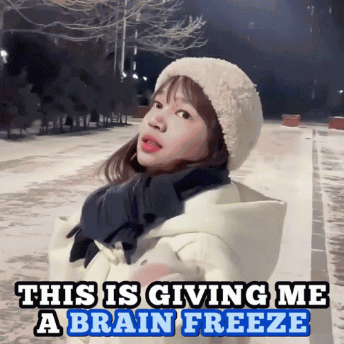 Jagyasini Singh This Is Giving Me A Brain Freeze GIF