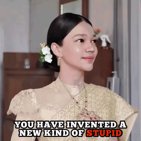 Jagyasini Singh You Have Invented A New Kind Of Stupid GIF