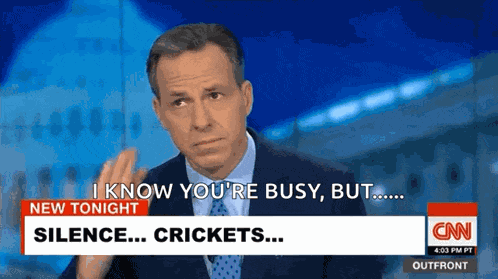 Jake Tapper Jake Tapper Crickets GIF