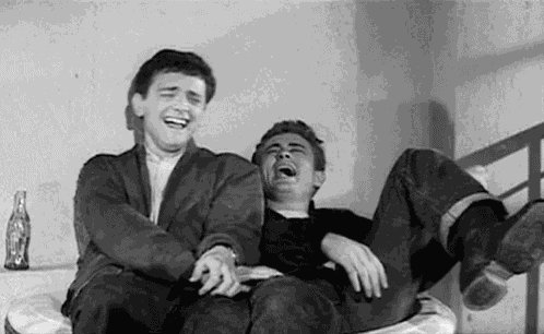 James Dean Laughing GIF