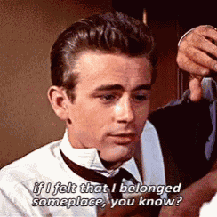 James Dean Serious GIF