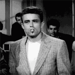 James Dean Smoking GIF