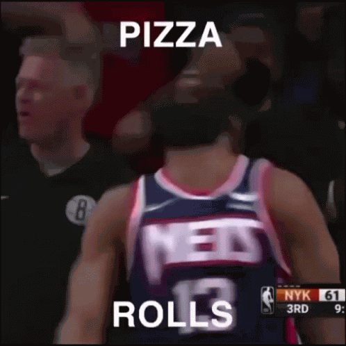 James Harden Pizza Rolls GIF