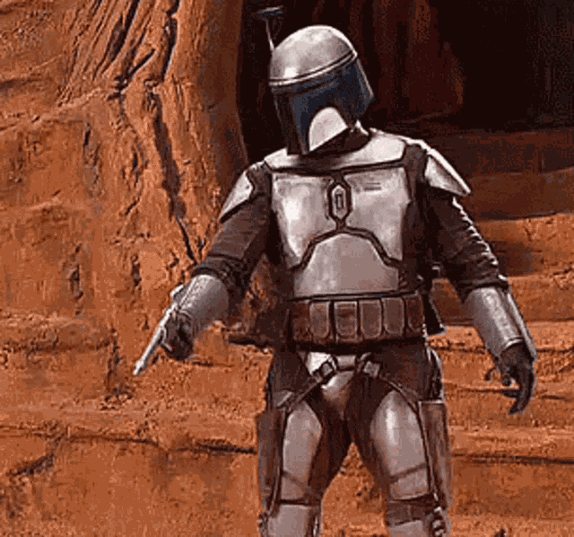 Jango Fett Star Wars Bounty Hunter GIF