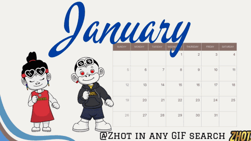 January New Year GIF