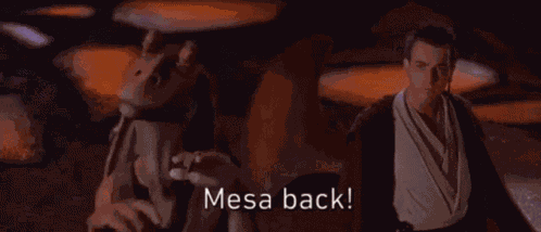Jar Jar Back GIF