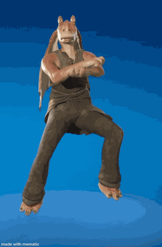 Jar Jar Binks Gangnam Style GIF