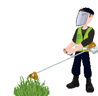 Jardineria Corte Sticker