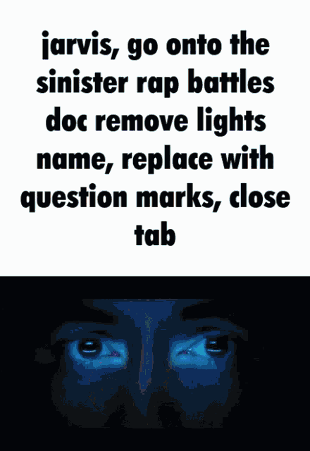 Jarvis Sinister Rap Battles GIF