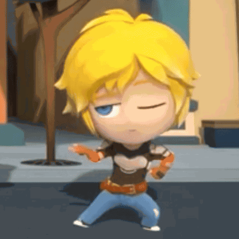 Jaune Arc Jaune Rwby GIF