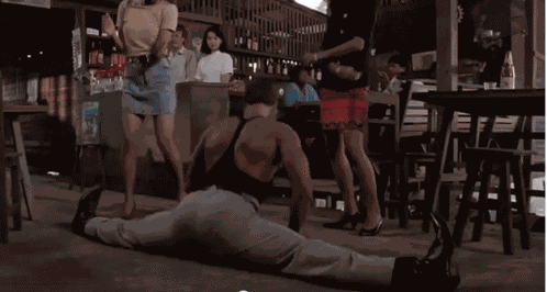 Jcvd The Splits GIF