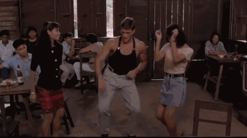 Jean Claude Van Damme Dancing GIF