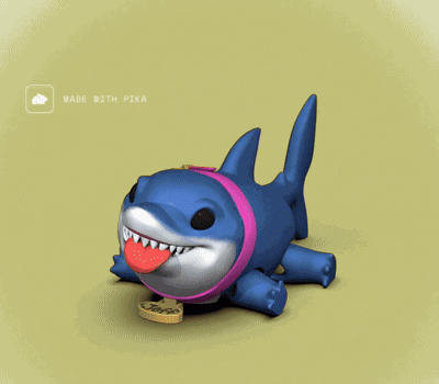 Jeff Land Shark GIF