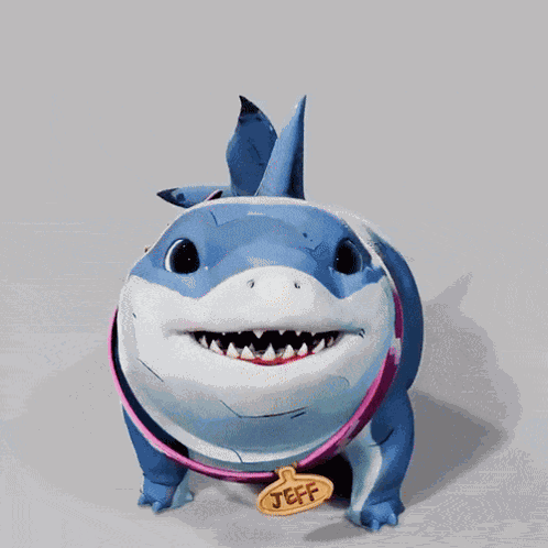Jeff Land Shark GIF