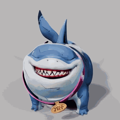 Jeff Land Shark GIF