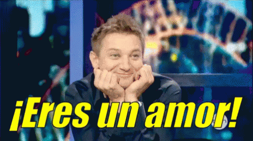 Jeremy Renner Carita Tierna GIF
