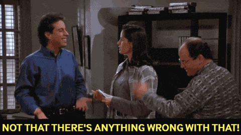 Jerry Seinfeld George Costanza GIF
