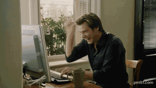 Jim Carrey Jim Carrey Typing GIF