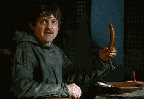 Jim Cramer Sausage Cramer Hot Dog GIF