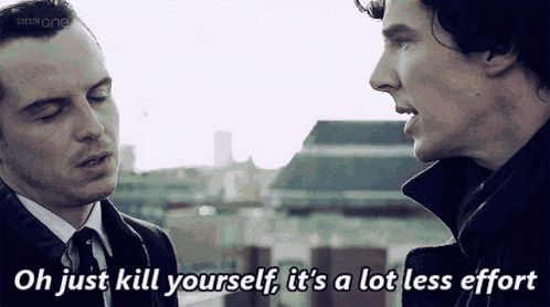 Jim Moriarty Sherlock GIF