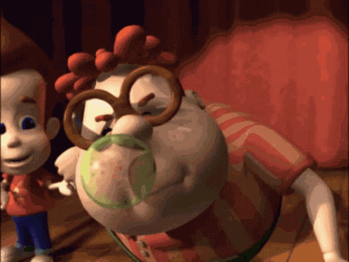 Jimmy Neutron Carl Wheezer GIF