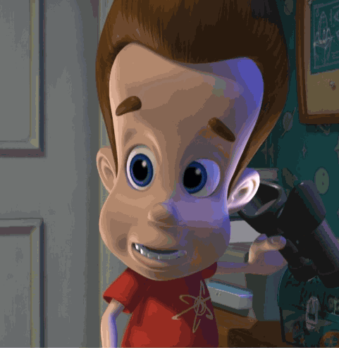 Jimmy Neutron Reaction GIF