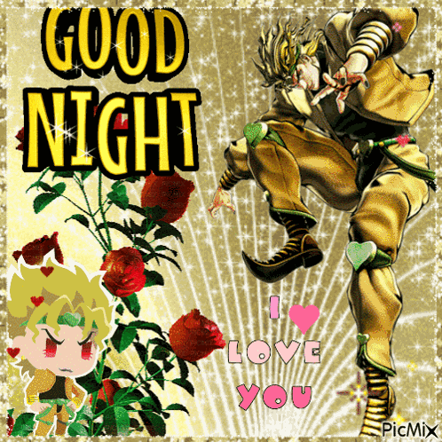 Jjba Goodnight Dio Goodnight GIF